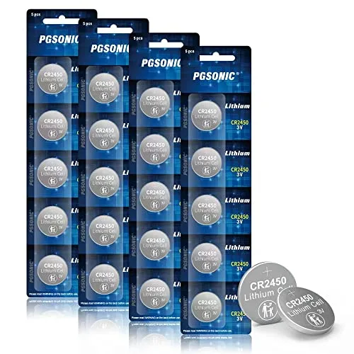 PGSONIC CR2450 Lithium Coin Battery