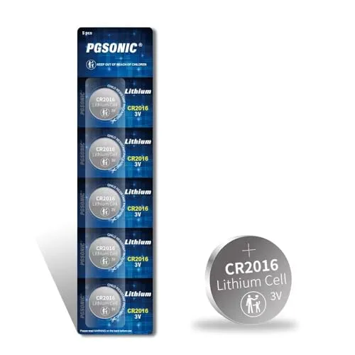 PGSONIC CR2016 Lithium Battery