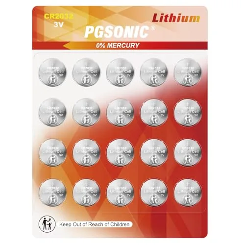 PGSONIC CR2032 Lithium-Knopfzelle